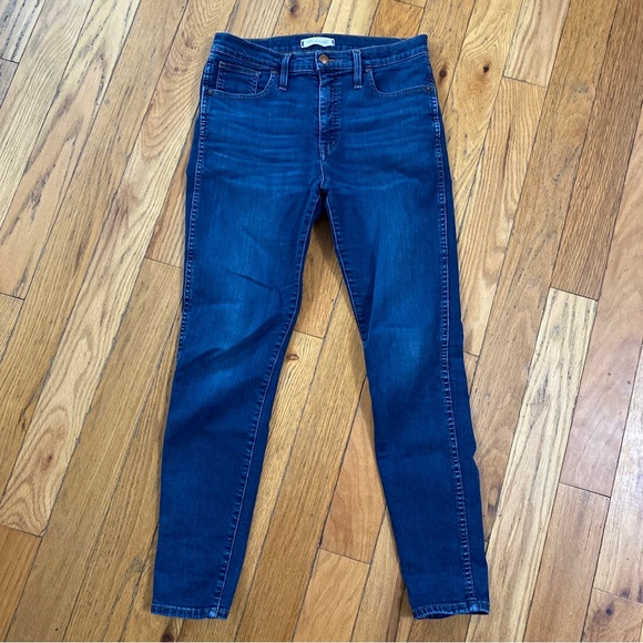 Madewell 10” High Rise Skinny Jeans in Hayes Wash Size 29 - Picture 8 of 10
